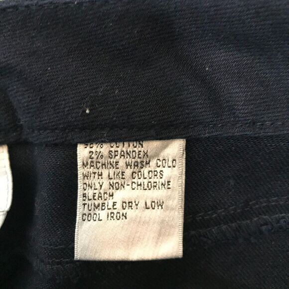 Talbots Stretch Jeans 10 Navy High Waist Mom Jean Cotton Stretch Vintage Denim - Picture 6 of 11